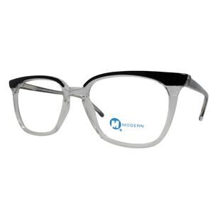 Modern Welcome Crystal Black 49-19-140mm Eyeglasses FRAMES ONLY - GOOD CONDITION